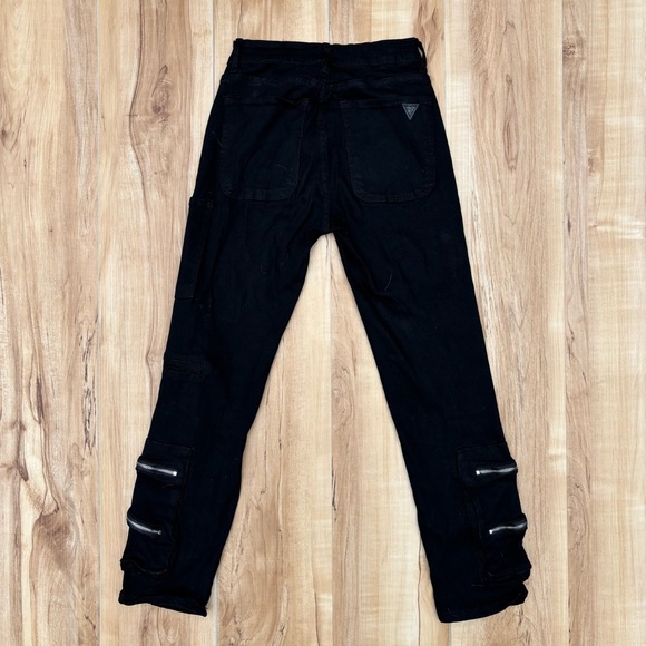 Celebrity Ace Black 90s Straight Jeans Size 5/27 - Picture 2 of 8